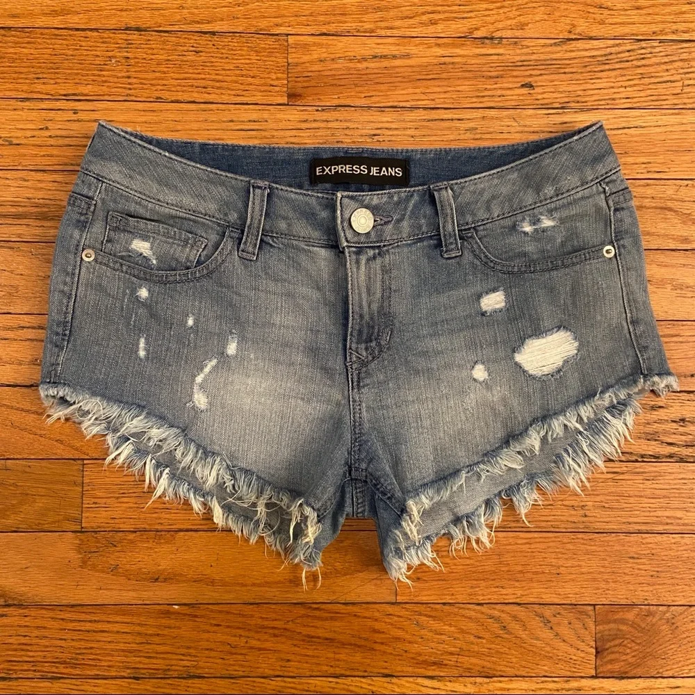 Express Cutoff Denim Shorts